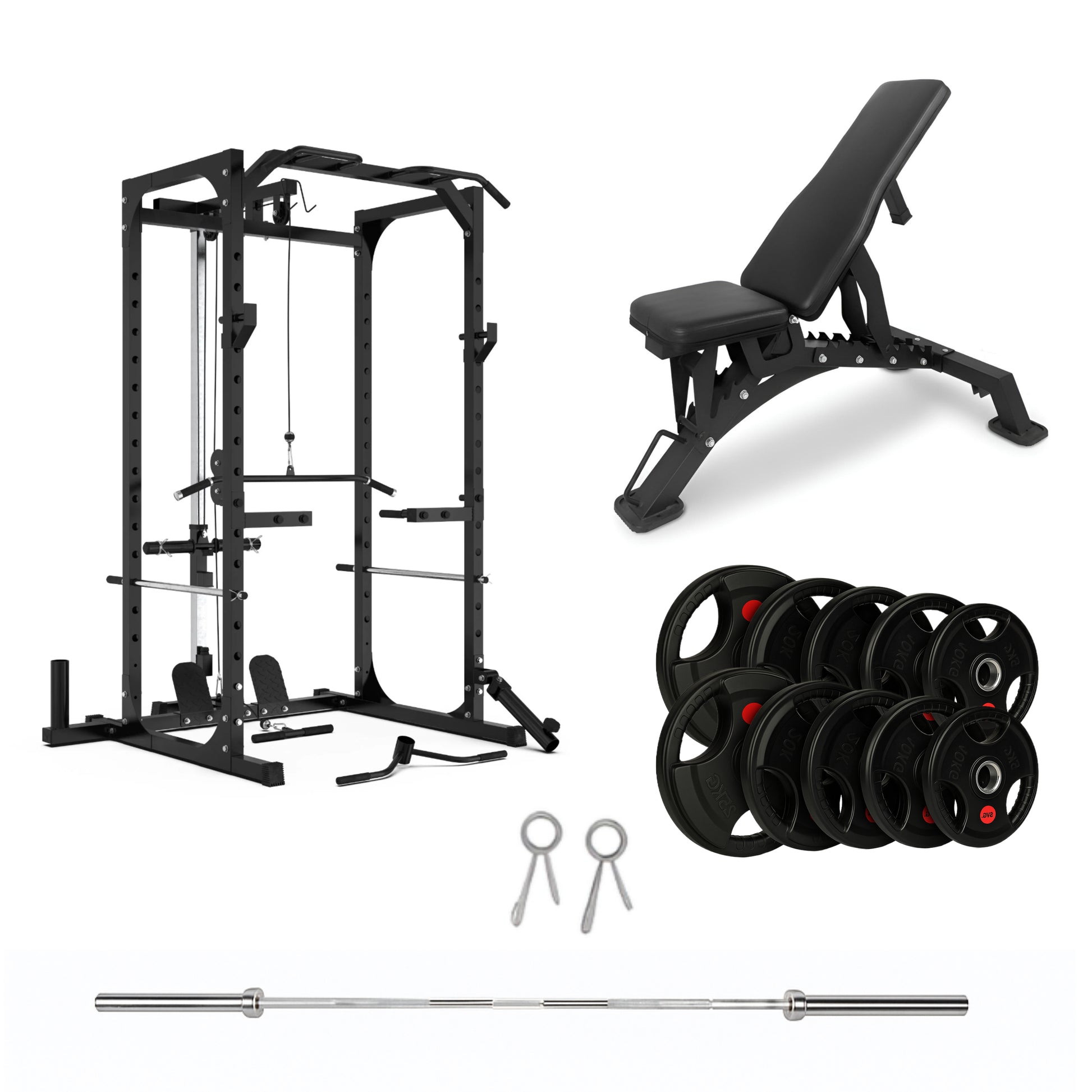 Power Cage with Cable Pulley