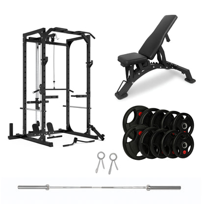 Power Cage with Cable Pulley