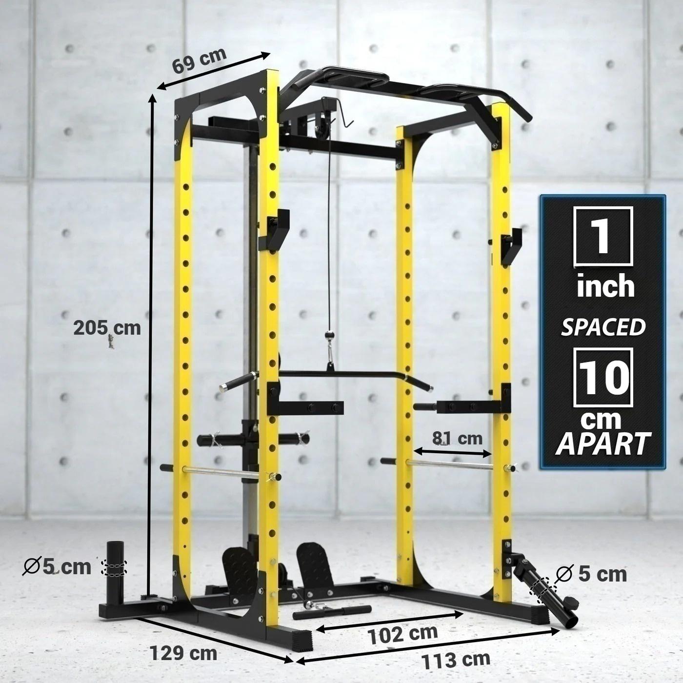Power Cage with Cable Pulley