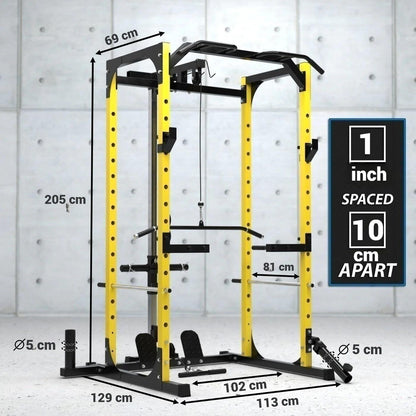 Power Cage with Cable Pulley