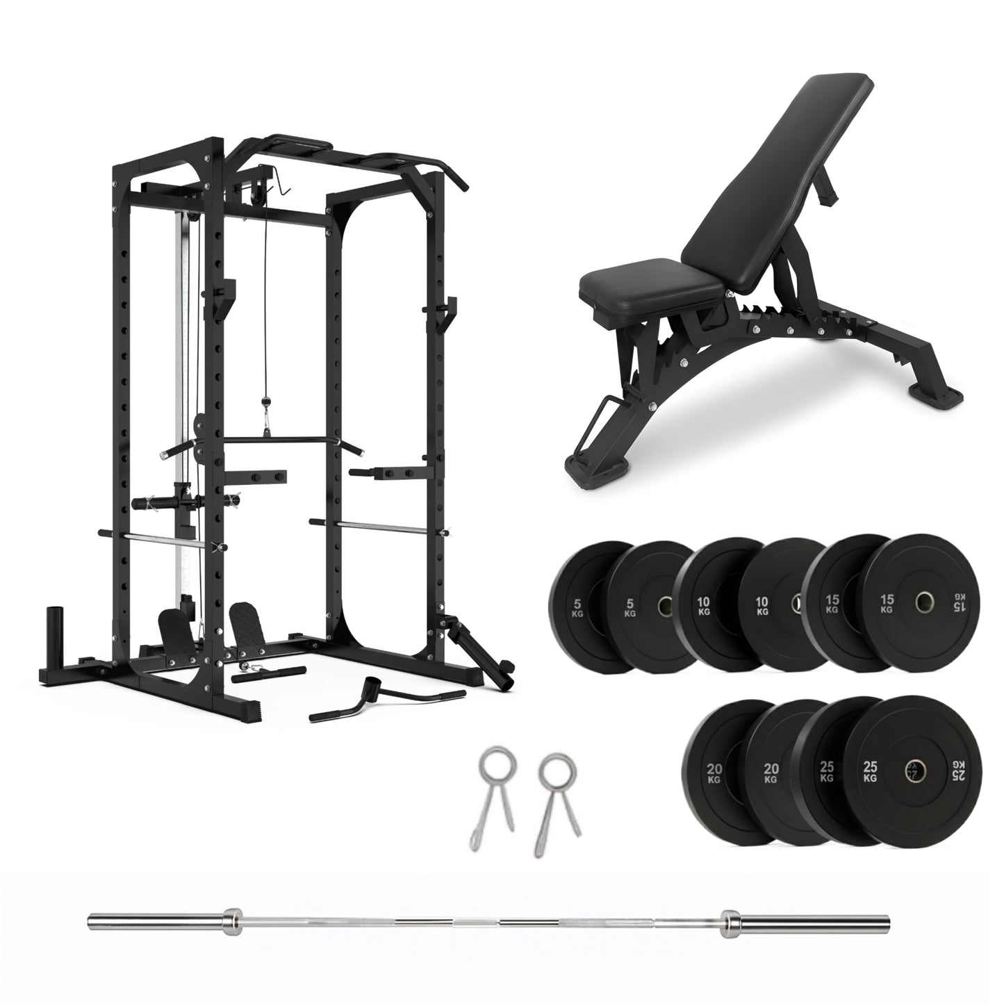 Power Cage with Cable Pulley