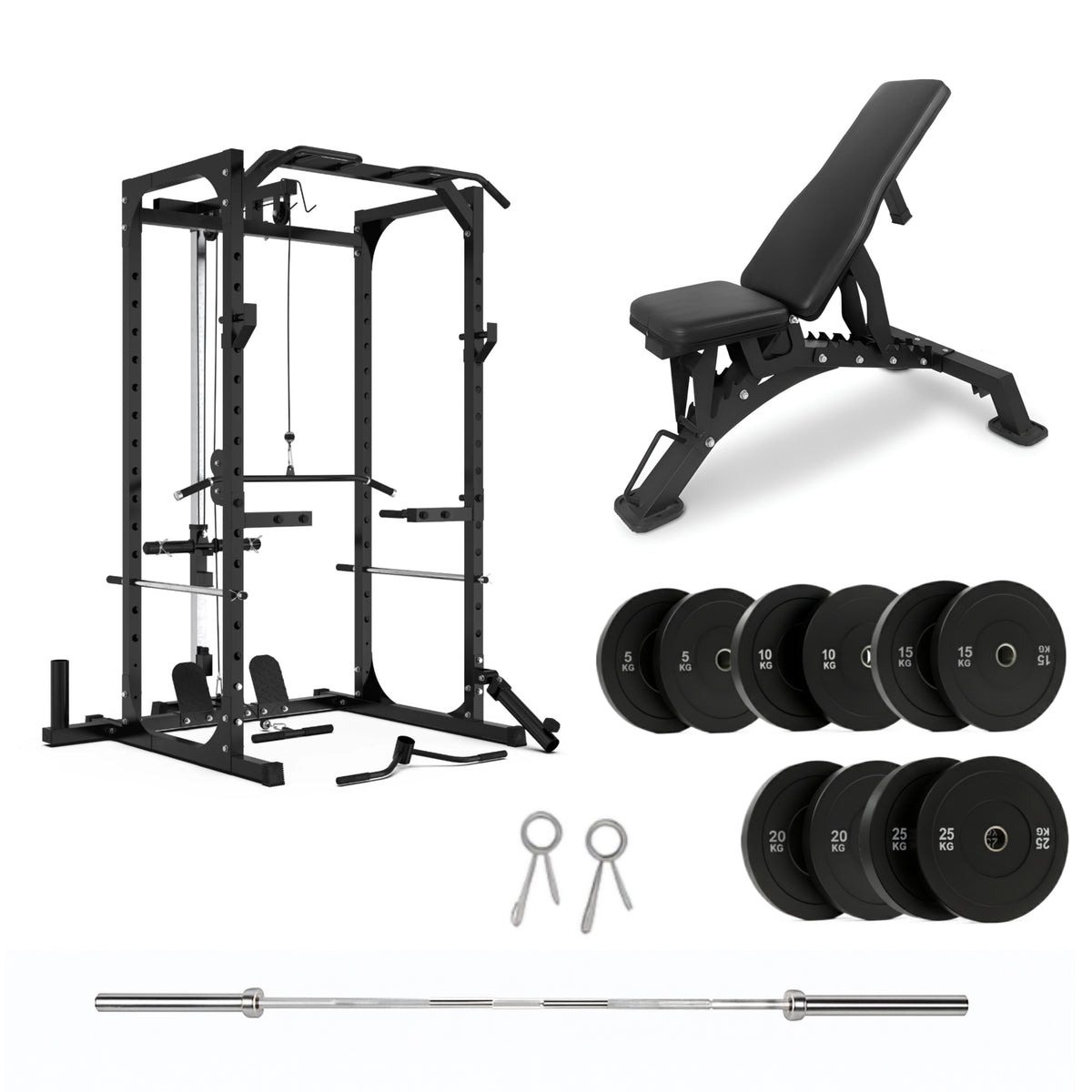 Power Cage with Cable Pulley