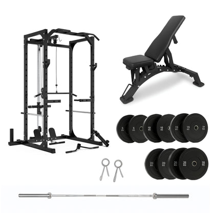 Power Cage with Cable Pulley