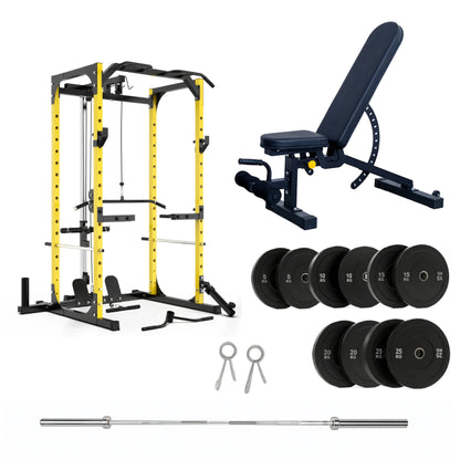 Power Cage with Cable Pulley