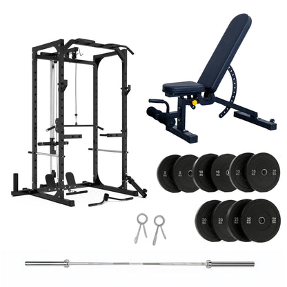 Power Cage with Cable Pulley