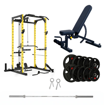 Power Cage with Cable Pulley