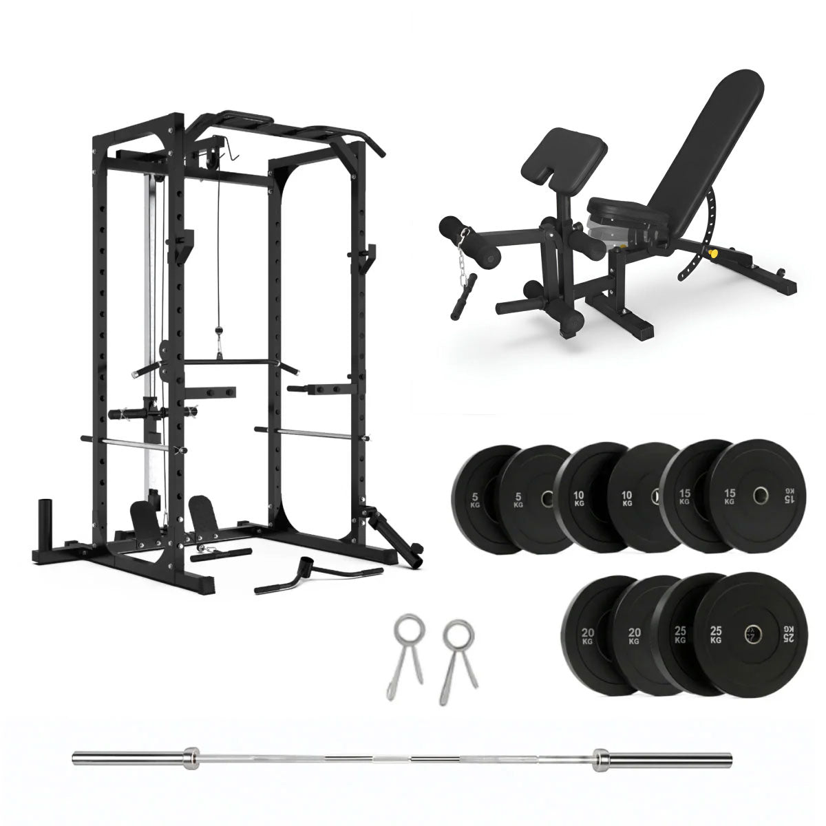 Power Cage with Cable Pulley