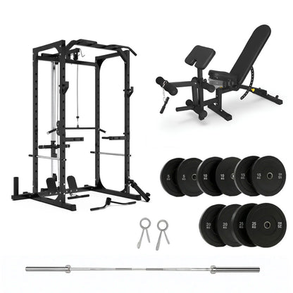Power Cage with Cable Pulley