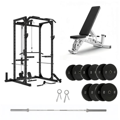 Power Cage with Cable Pulley