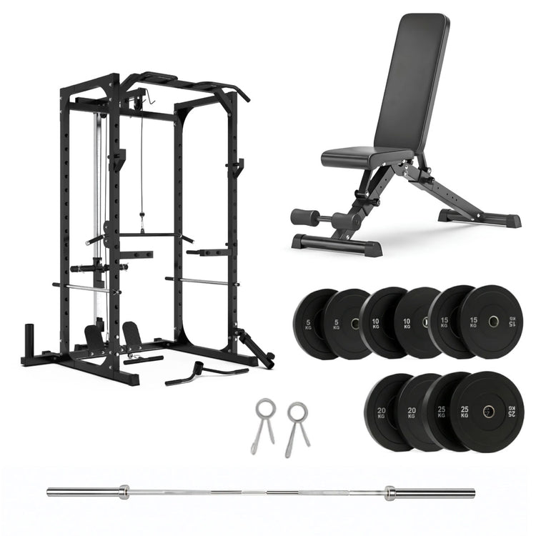 Power Cage with Cable Pulley