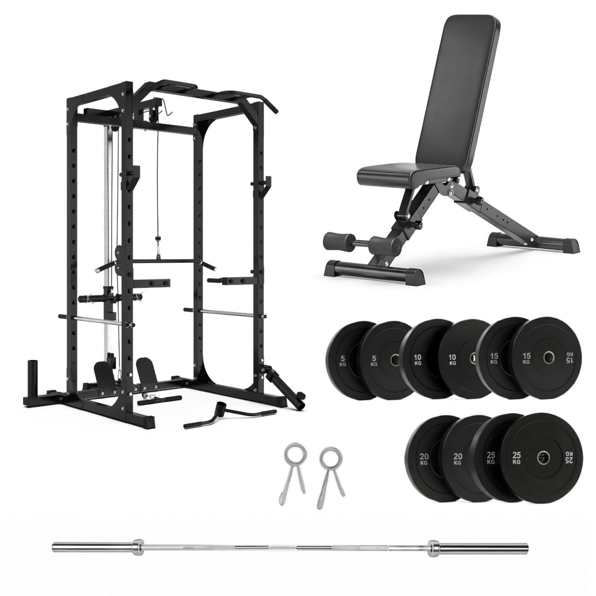 Power Cage with Cable Pulley