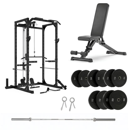 Power Cage with Cable Pulley