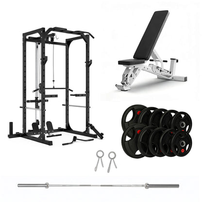 Power Cage with Cable Pulley