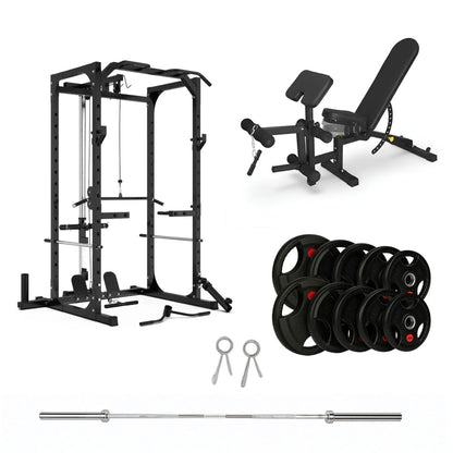 Power Cage with Cable Pulley