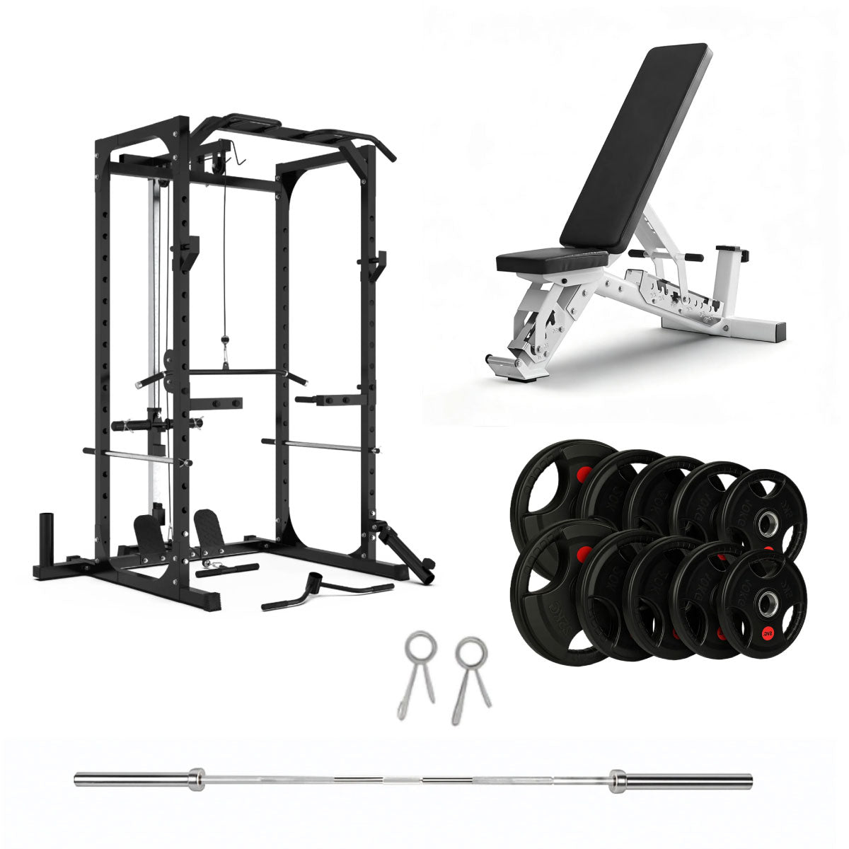 Power Cage with Cable Pulley