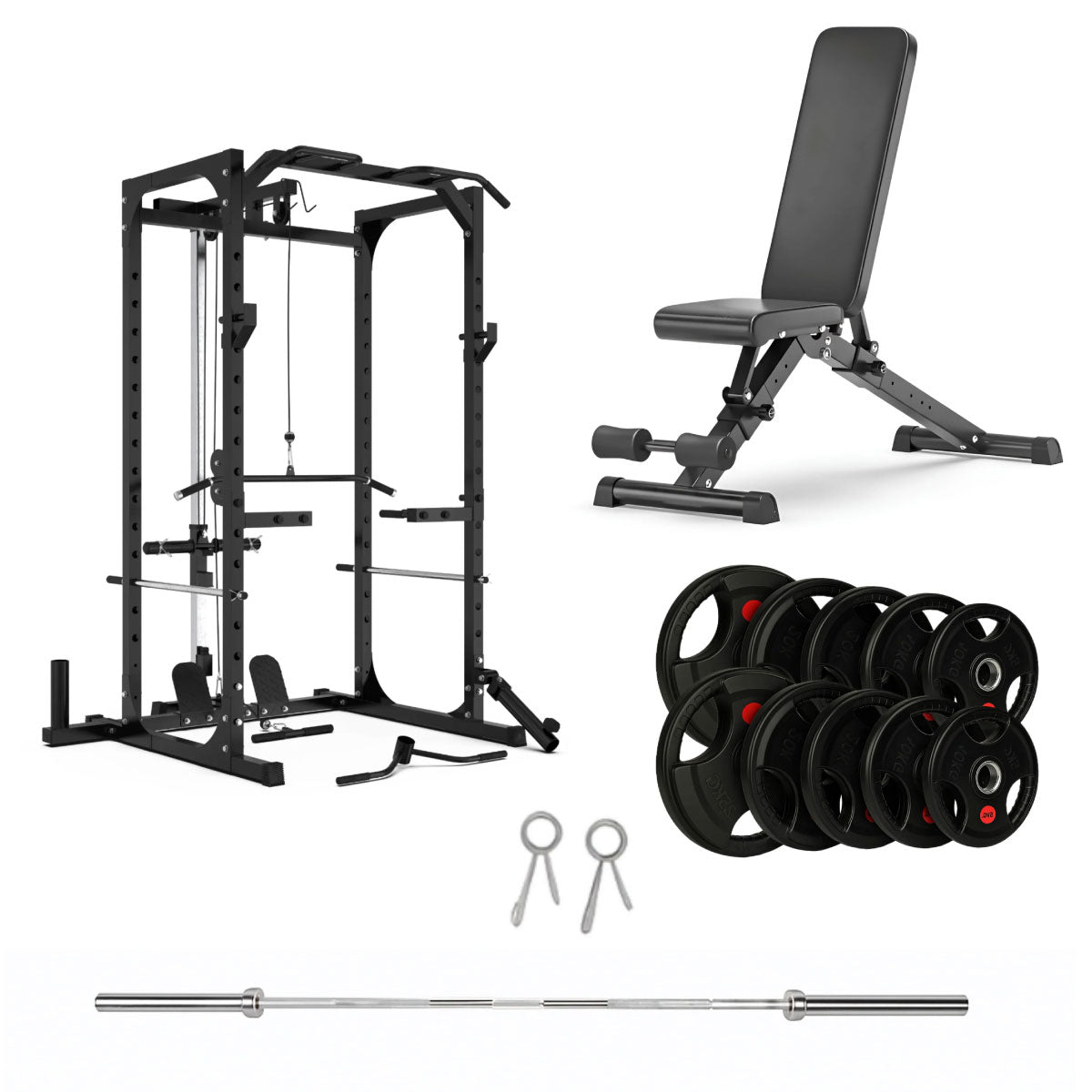 Power Cage with Cable Pulley