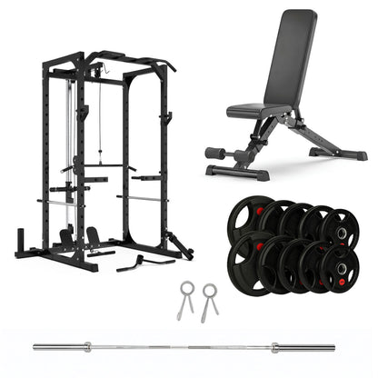 Power Cage with Cable Pulley