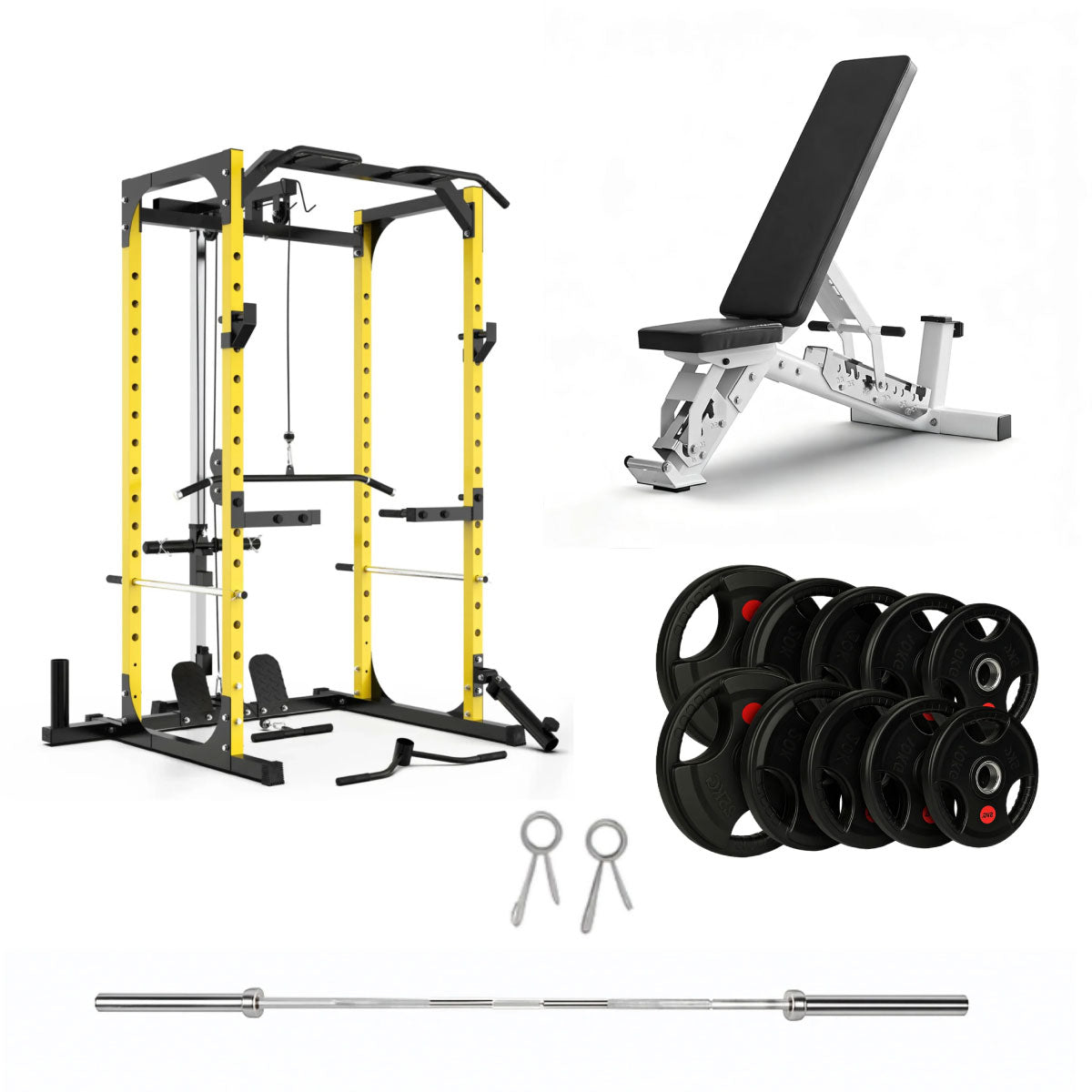 Power Cage with Cable Pulley