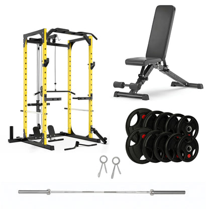 Power Cage with Cable Pulley