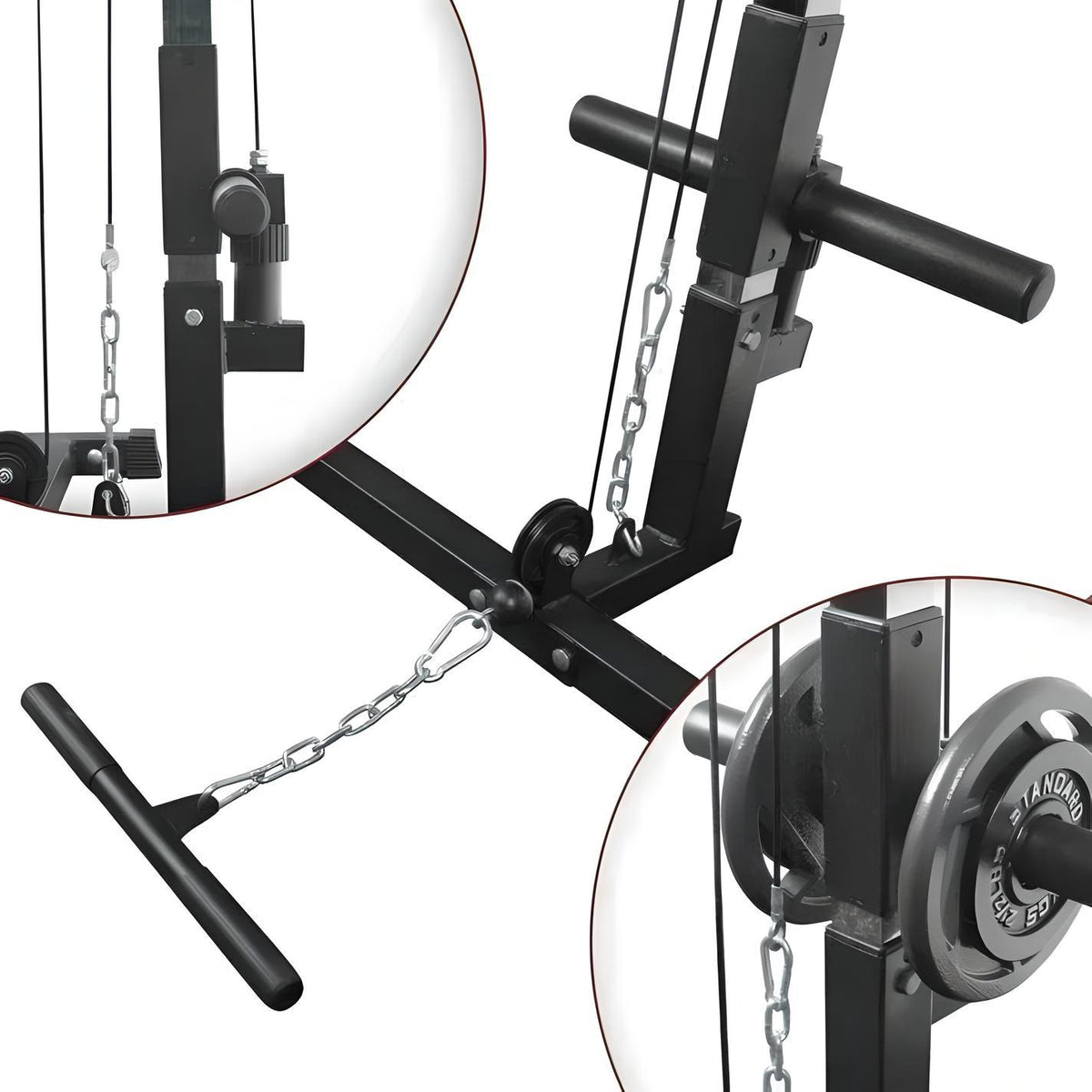 Power Multi Cage With Cable Pulley