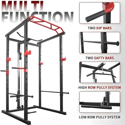 Power Multi Cage With Cable Pulley