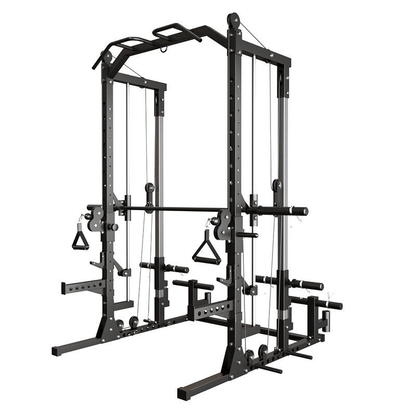Smith Machine Power Rack Multi functional Training Machine With Cables