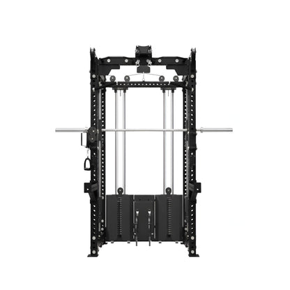 Spartan Pro Rack Lat pulldown, Seated row Multi Functional Power Rack with Smith Machine