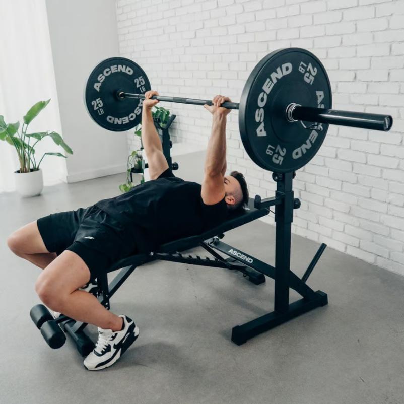 Squat Rack with Spotters