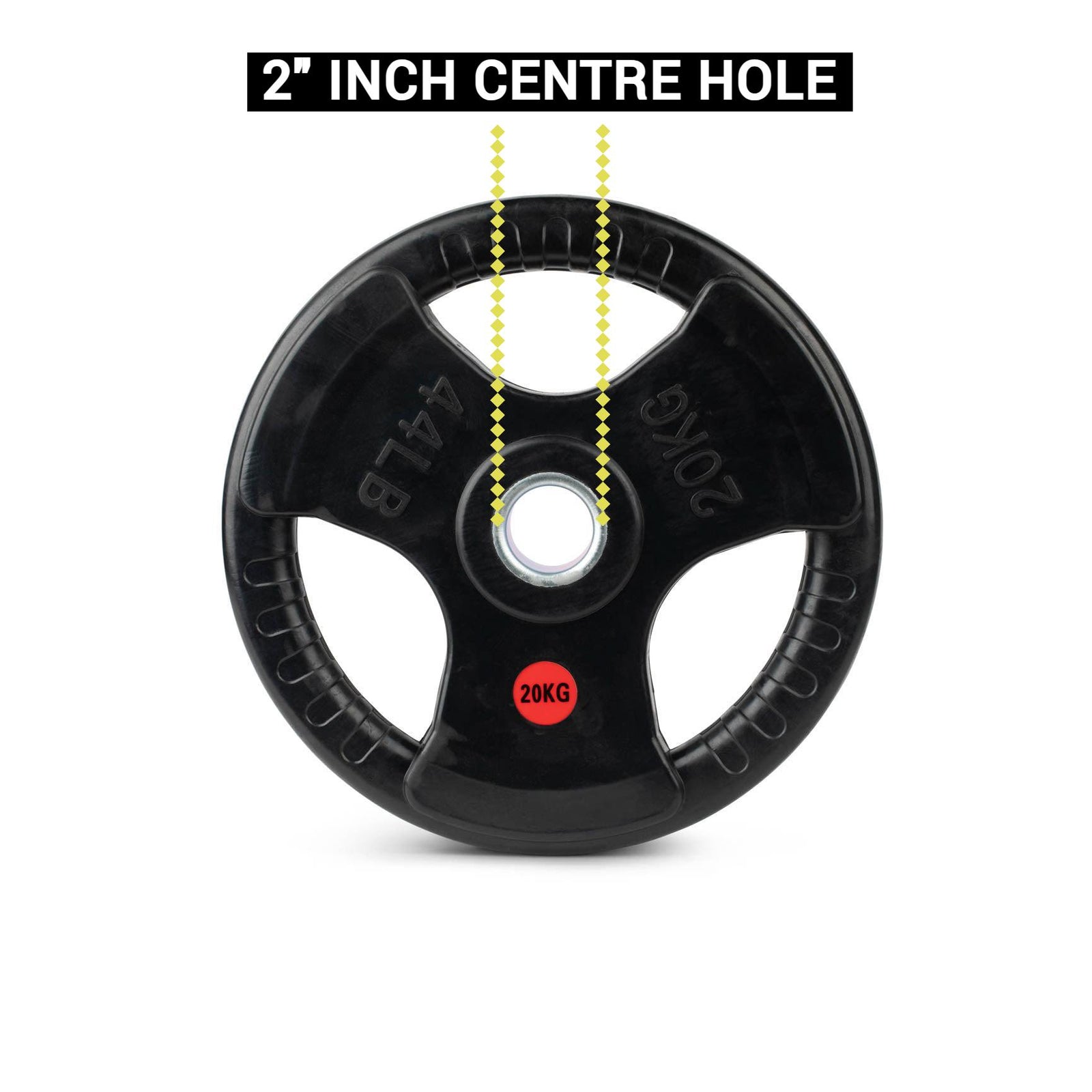 Tri-Grip Olympic Weight Plates