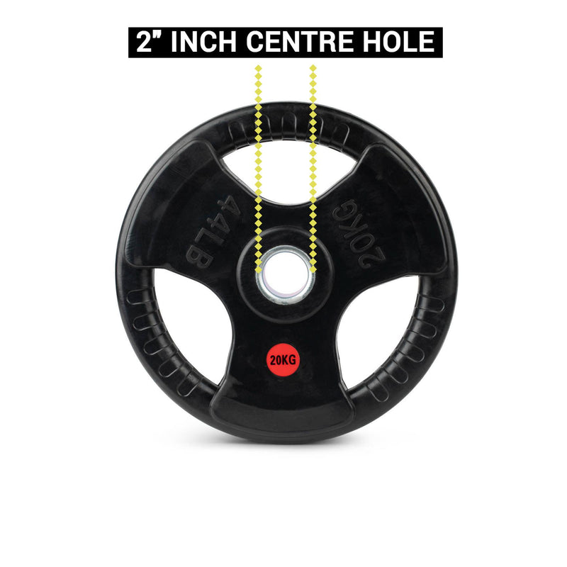 Tri-Grip Olympic Weight Plates