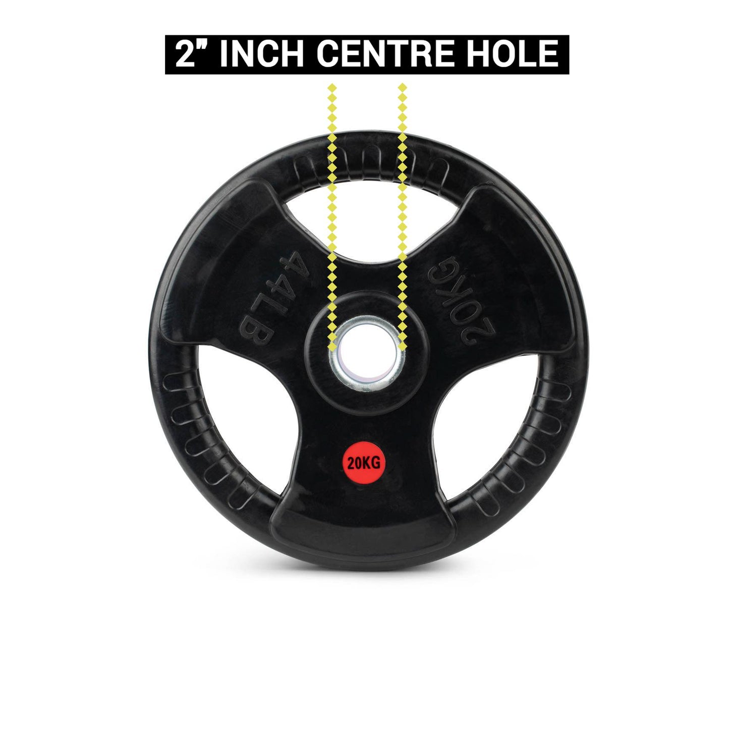 Tri-Grip Olympic Weight Plates