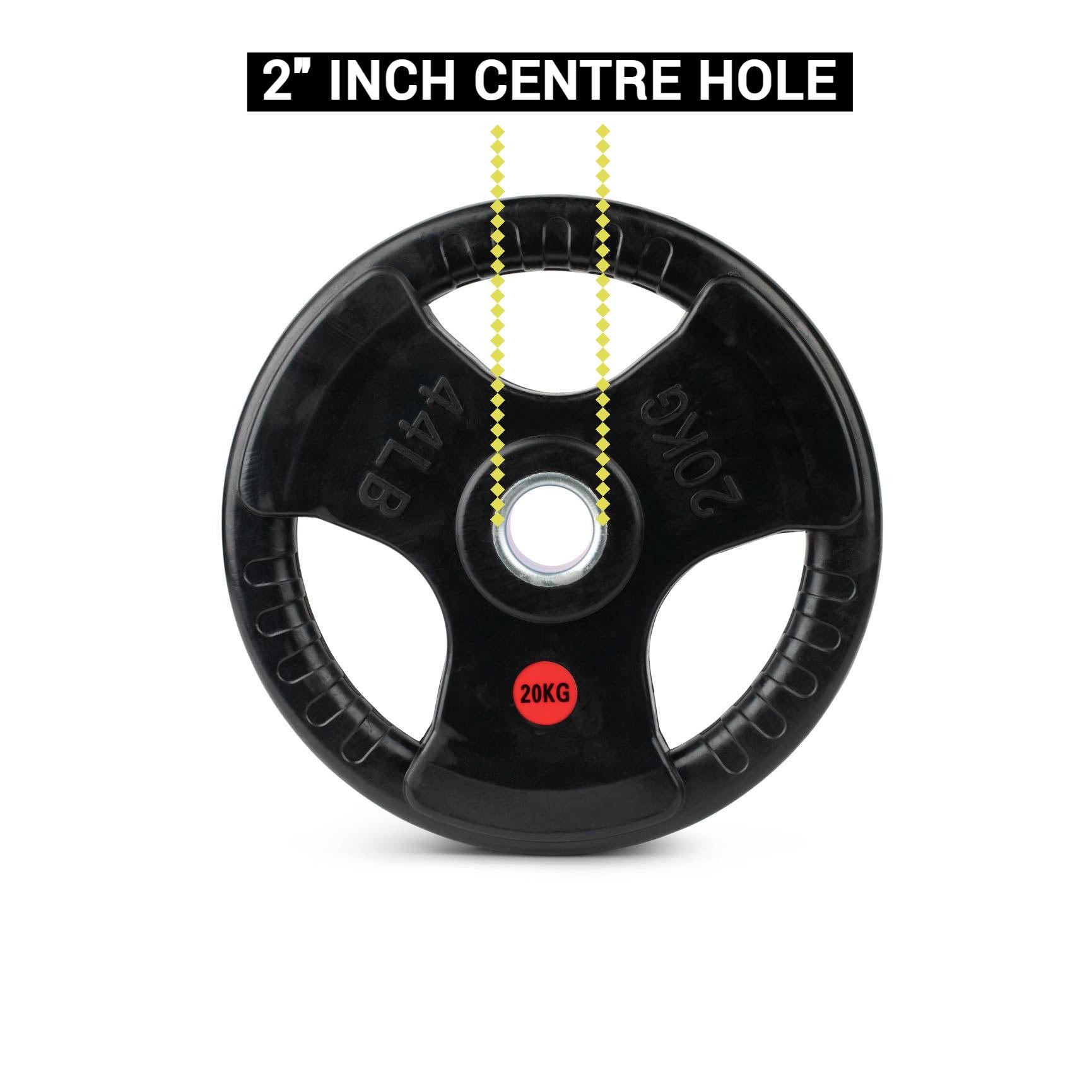 Tri-Grip Olympic Weight Plates