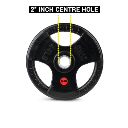 Tri-Grip Olympic Weight Plates