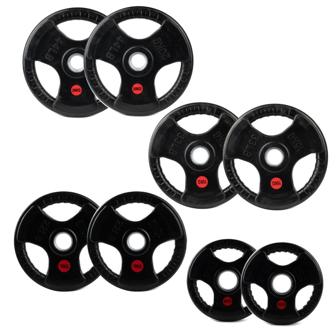Tri-Grip Olympic Weight Plates