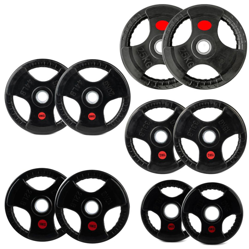 Tri-Grip Olympic Weight Plates