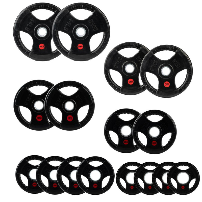 Tri-Grip Olympic Weight Plates