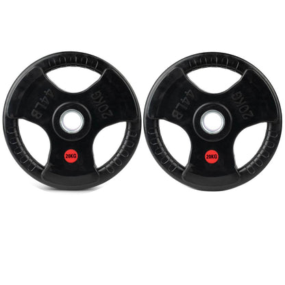 Tri-Grip Olympic Weight Plates
