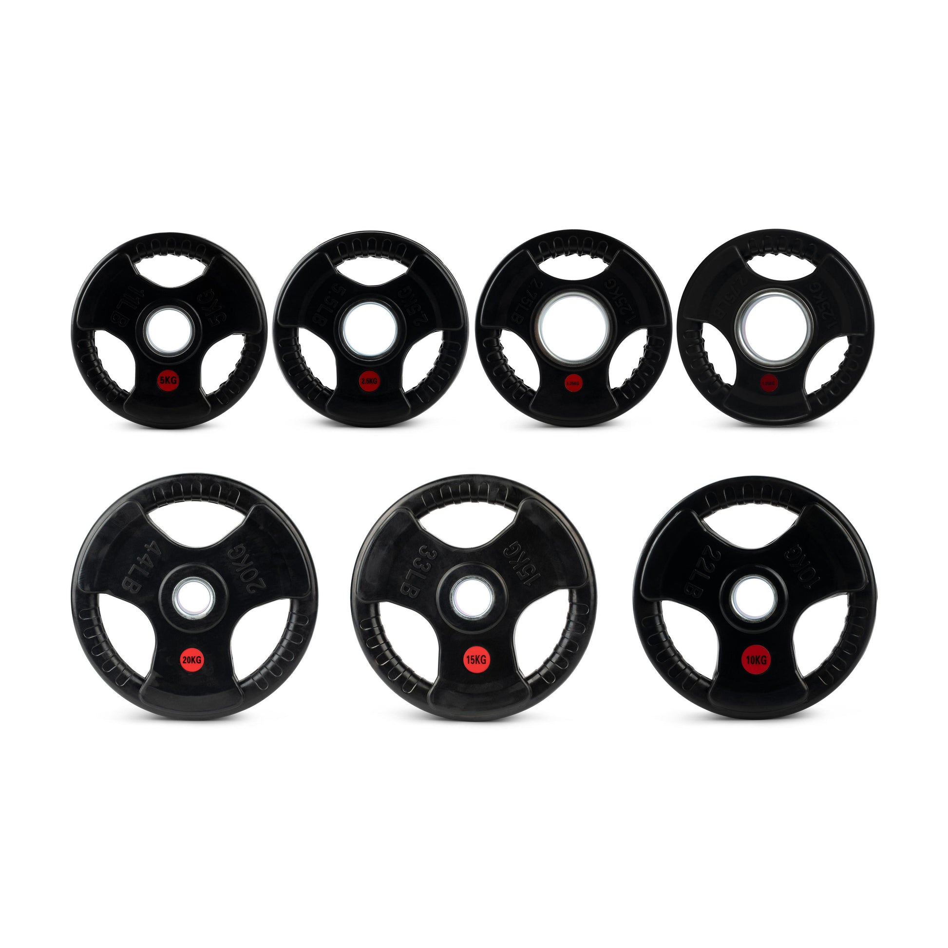 Tri-Grip Olympic Weight Plates