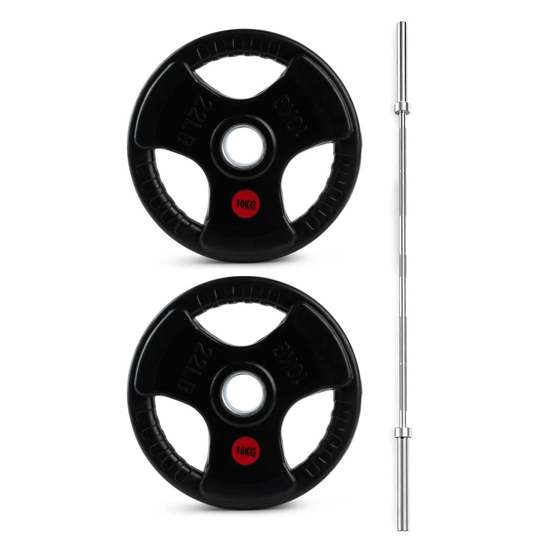 Tri-Grip Olympic Weight Plates