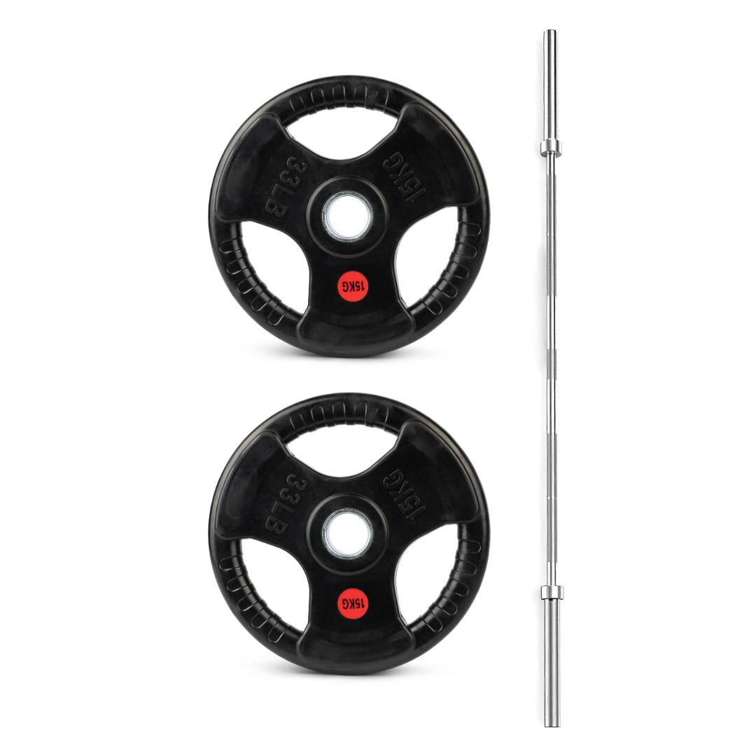 Tri-Grip Olympic Weight Plates