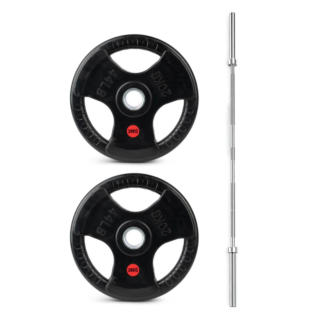 Tri-Grip Olympic Weight Plates