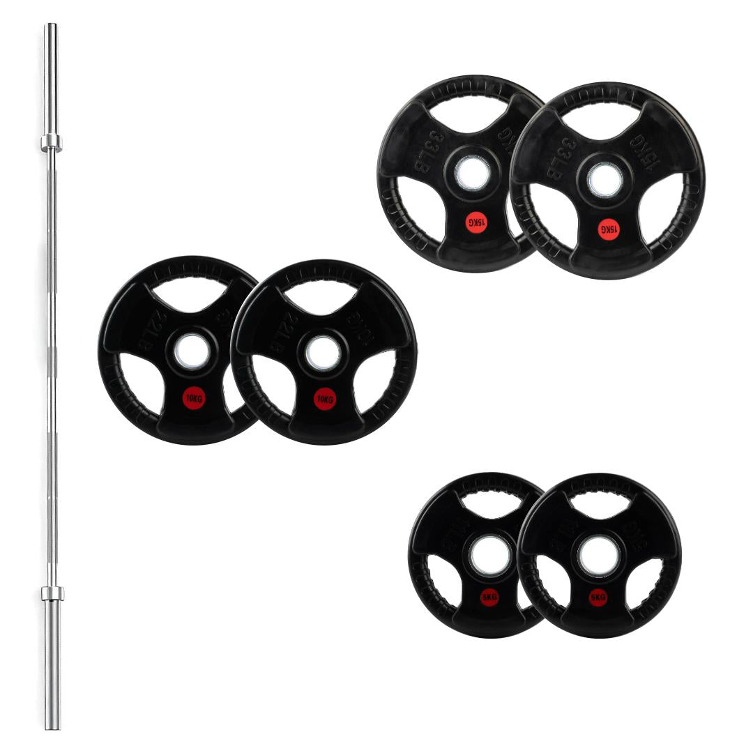 Tri-Grip Olympic Weight Plates