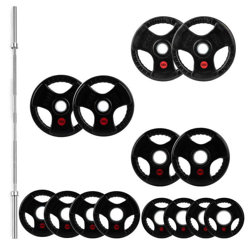 Tri-Grip Olympic Weight Plates