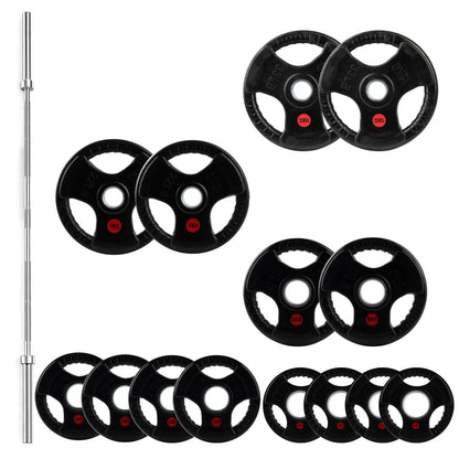 Tri-Grip Olympic Weight Plates