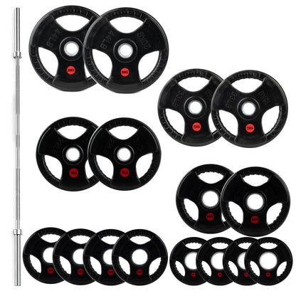 Tri-Grip Olympic Weight Plates