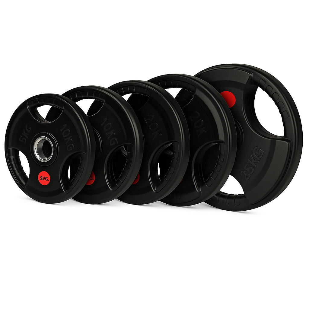 Tri-Grip Olympic Weight Plates