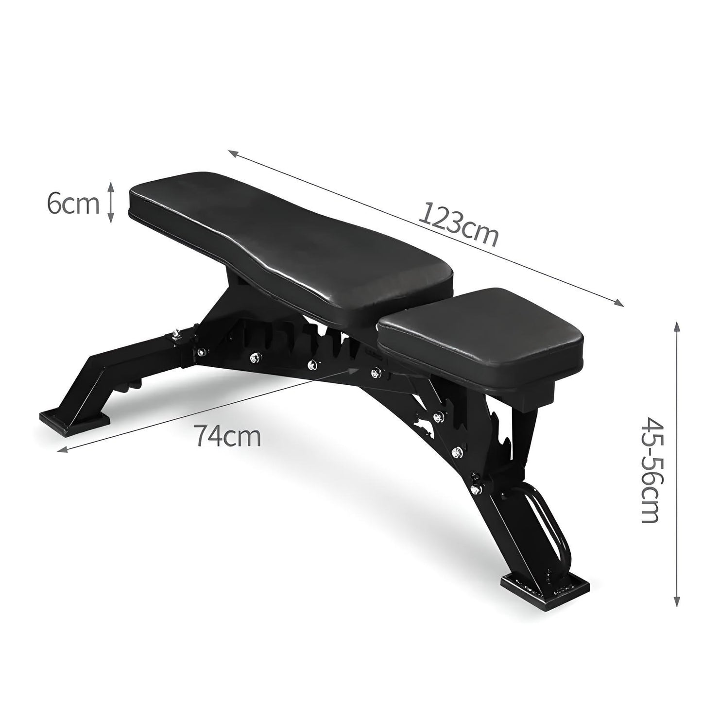Tri Legged Commercial Weight Bench