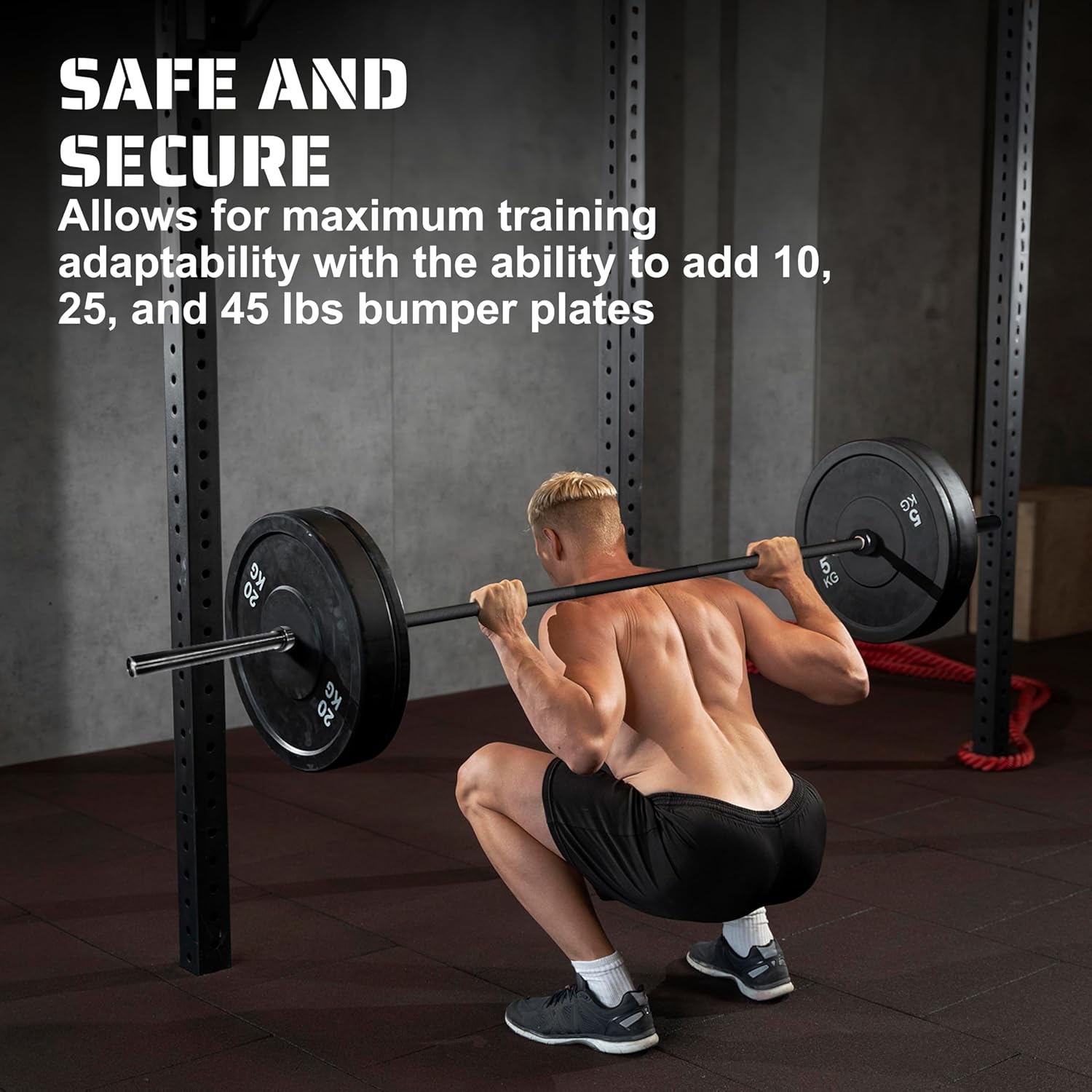 Tribe WOD Olympic 2" Cerakote Barbell 6ft - 7ft