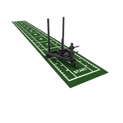Weight Sledge & Track With Full Markings 1m x 10m