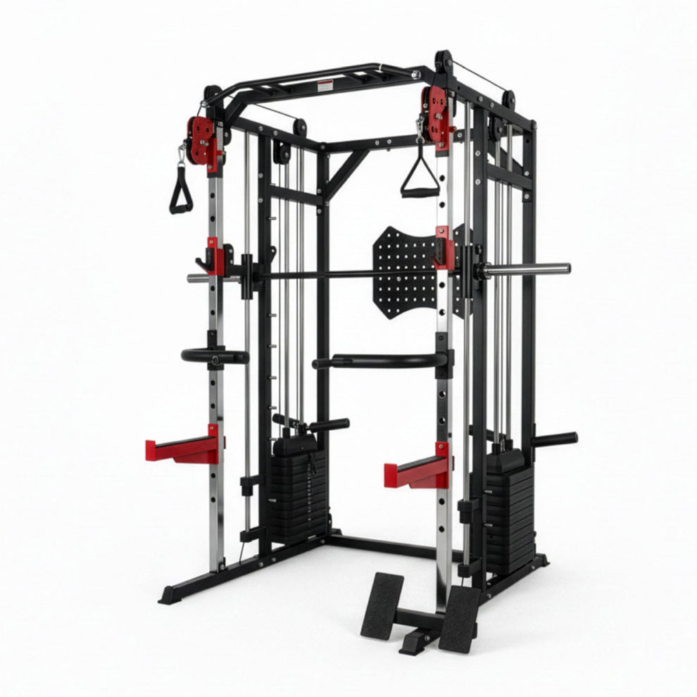 Smith Machine Ball Rack All-in-One Smith Machine Power Rack – Muscle IQ